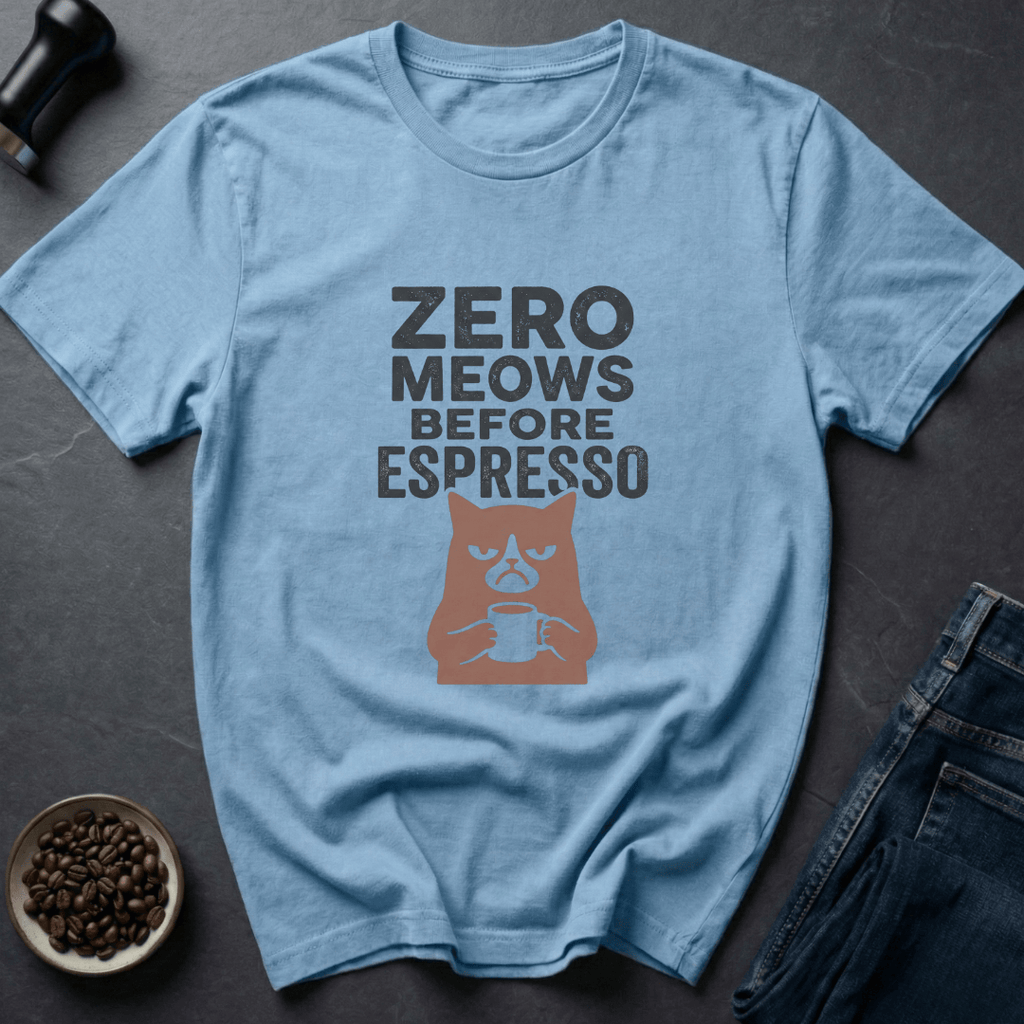 Coffee graphic Espresso Cat T-Shirt in by Caffeine Dept