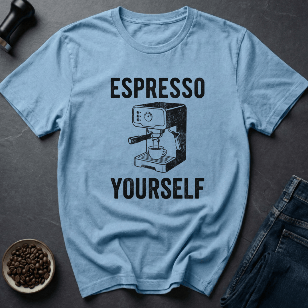 Coffee graphic Espresso Yourself T-Shirt in by Caffeine Dept