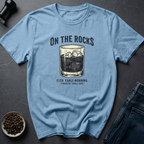 Coffee graphic On The Rocks T-Shirt in by Caffeine Dept