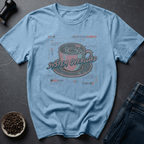 Coffee graphic System Overload T-Shirt in by Caffeine Dept