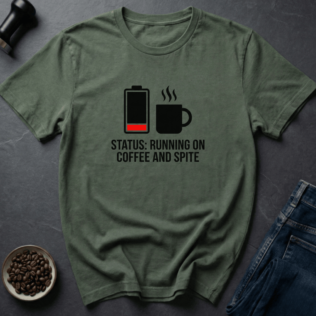 Coffee graphic Coffee And Spite T-Shirt in by Caffeine Dept