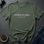 Coffee graphic Coffee Cats T-Shirt in by Caffeine Dept
