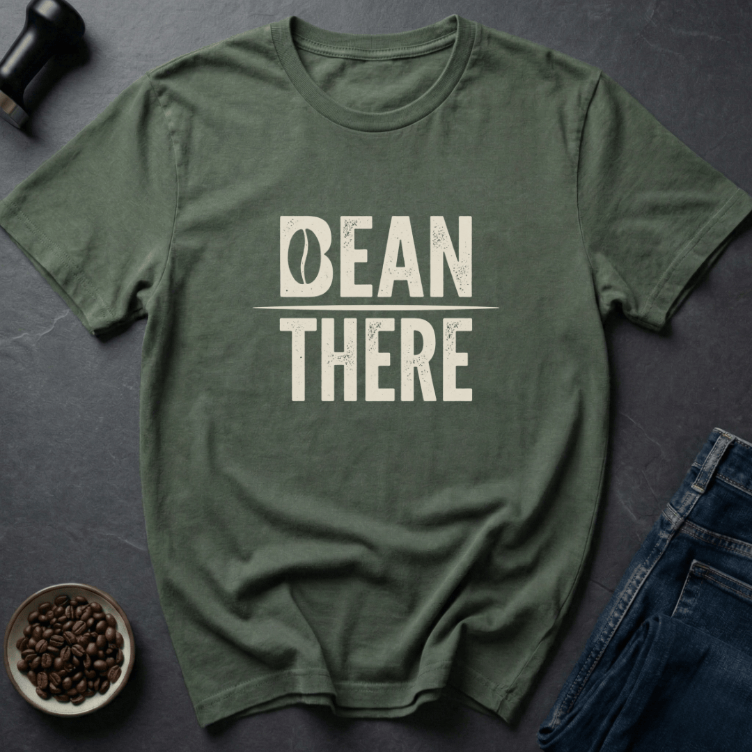 Coffee graphic Bean There T-Shirt in by Caffeine Dept