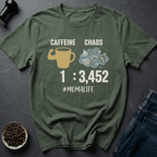 Coffee graphic Busy Mom T-Shirt in by Caffeine Dept
