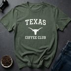 Coffee graphic Cowboy Roast T-Shirt in by Caffeine Dept