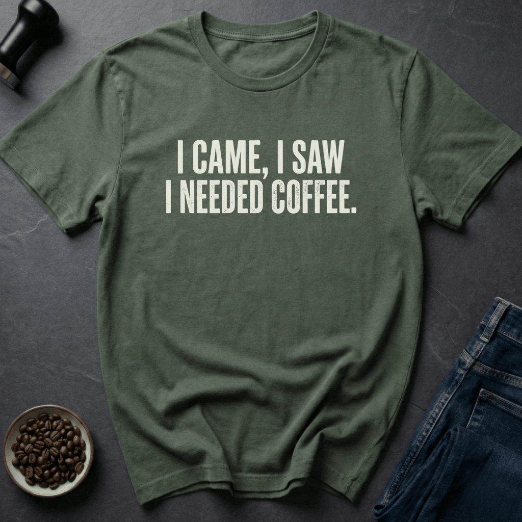 Coffee graphic Coffee Needed T-Shirt in by Caffeine Dept