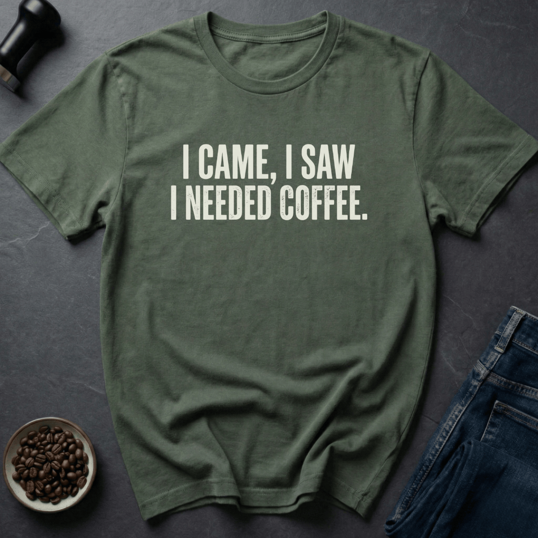 Coffee graphic Coffee Needed T-Shirt in by Caffeine Dept