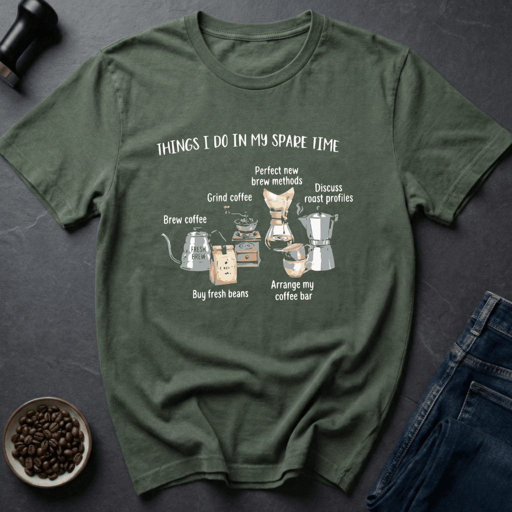 Coffee graphic Coffee Mode T-Shirt in by Caffeine Dept