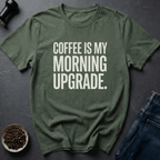 Coffee graphic Coffee Upgrade T-Shirt in by Caffeine Dept