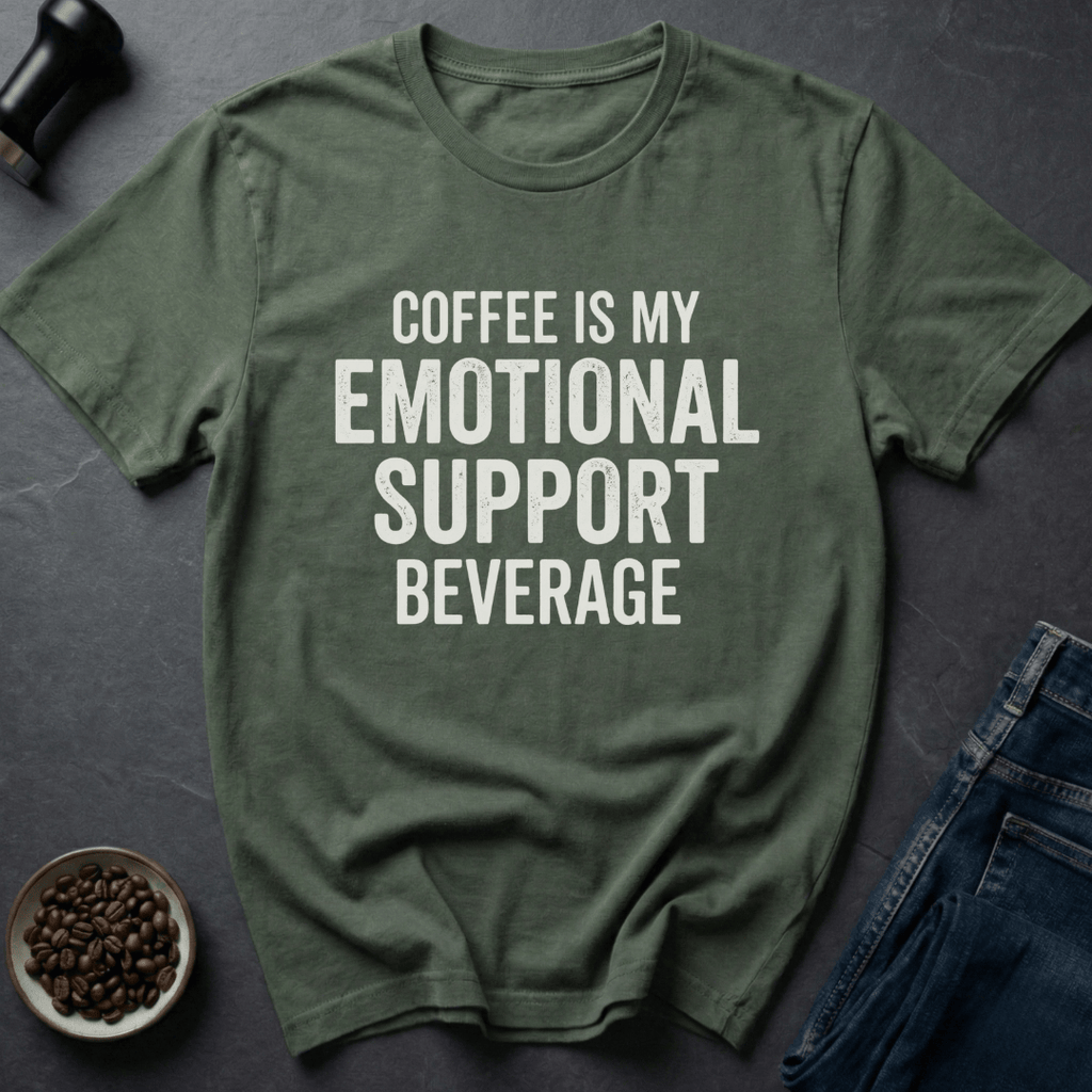 Coffee graphic Coffee Therapy T-Shirt in by Caffeine Dept