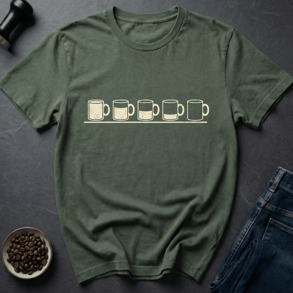 Coffee graphic Daily Ritual T-Shirt in by Caffeine Dept
