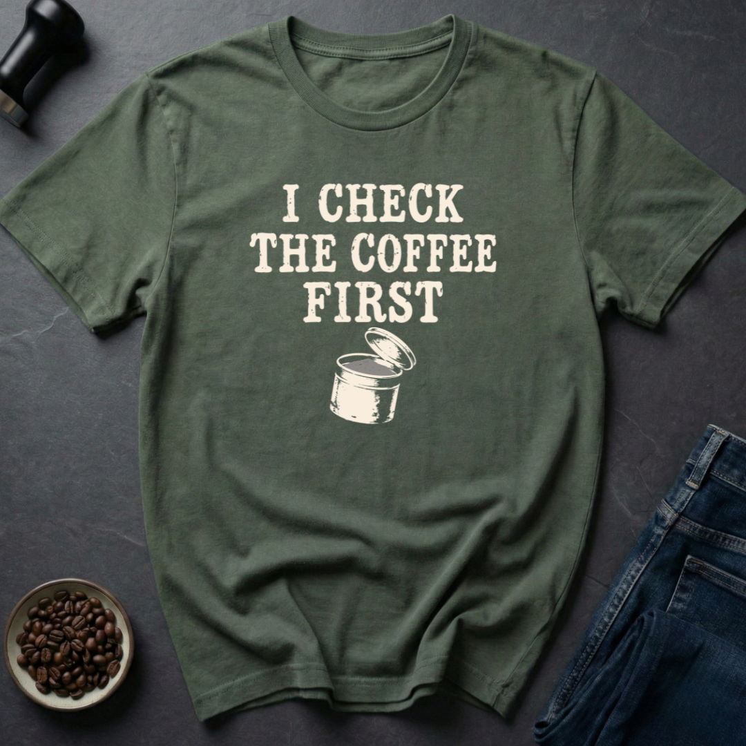 Priorities Checked T-Shirt