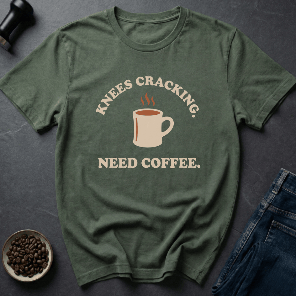 Coffee graphic Old Bones T-Shirt in by Caffeine Dept