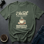 Coffee graphic Coffee Secret T-Shirt in by Caffeine Dept