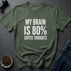 Coffee graphic Bean Powered T-Shirt in by Caffeine Dept