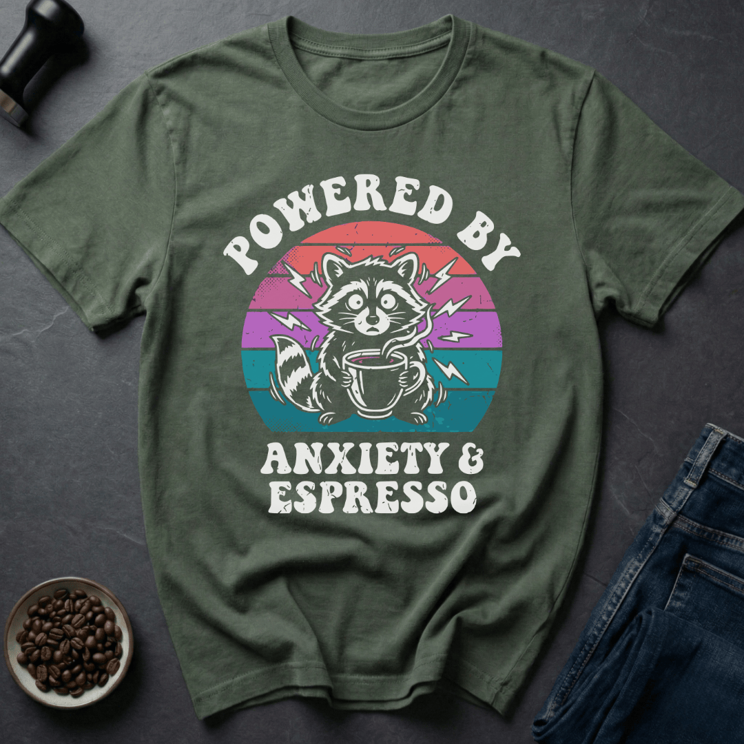 Anxious Raccoon T-Shirt
