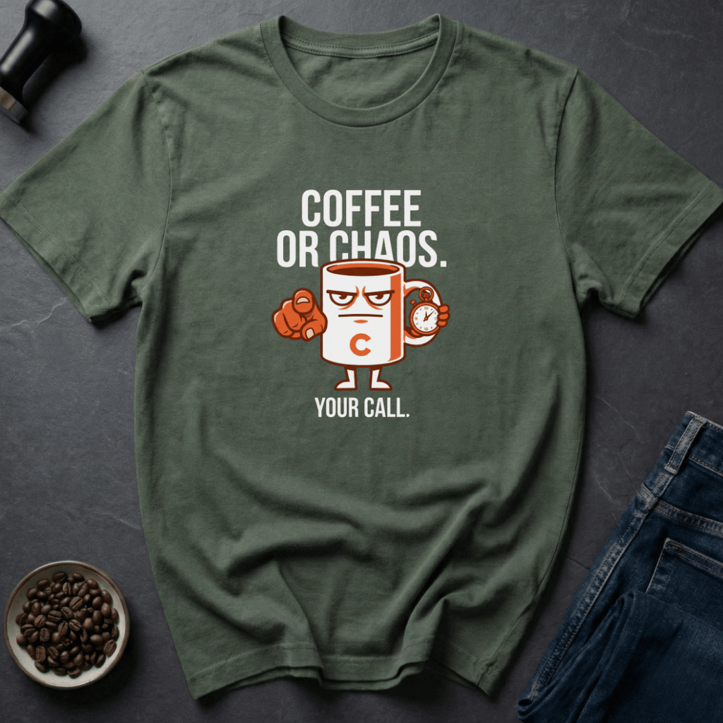 Coffee graphic Choose Coffee T-Shirt in by Caffeine Dept