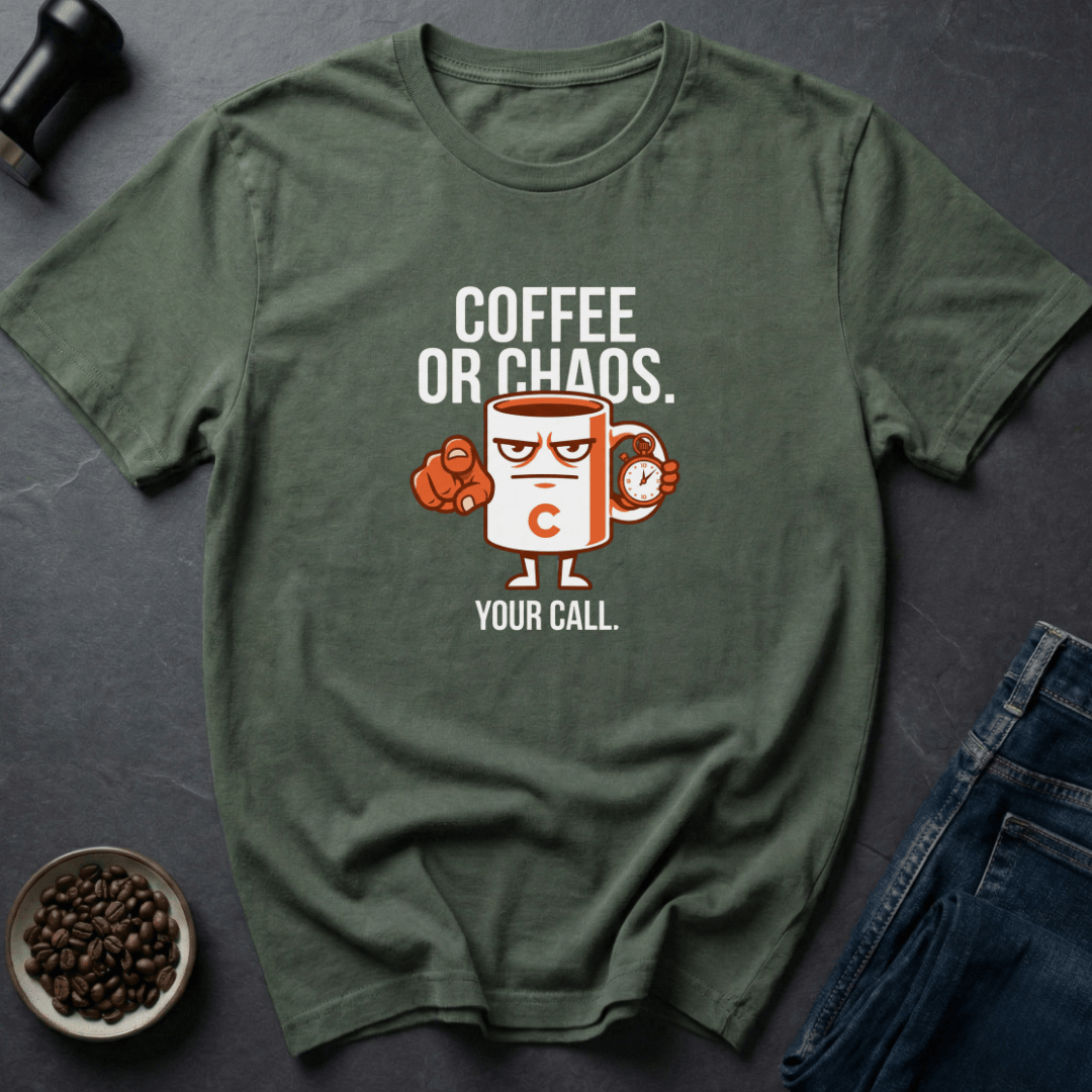 Coffee graphic Choose Coffee T-Shirt in by Caffeine Dept