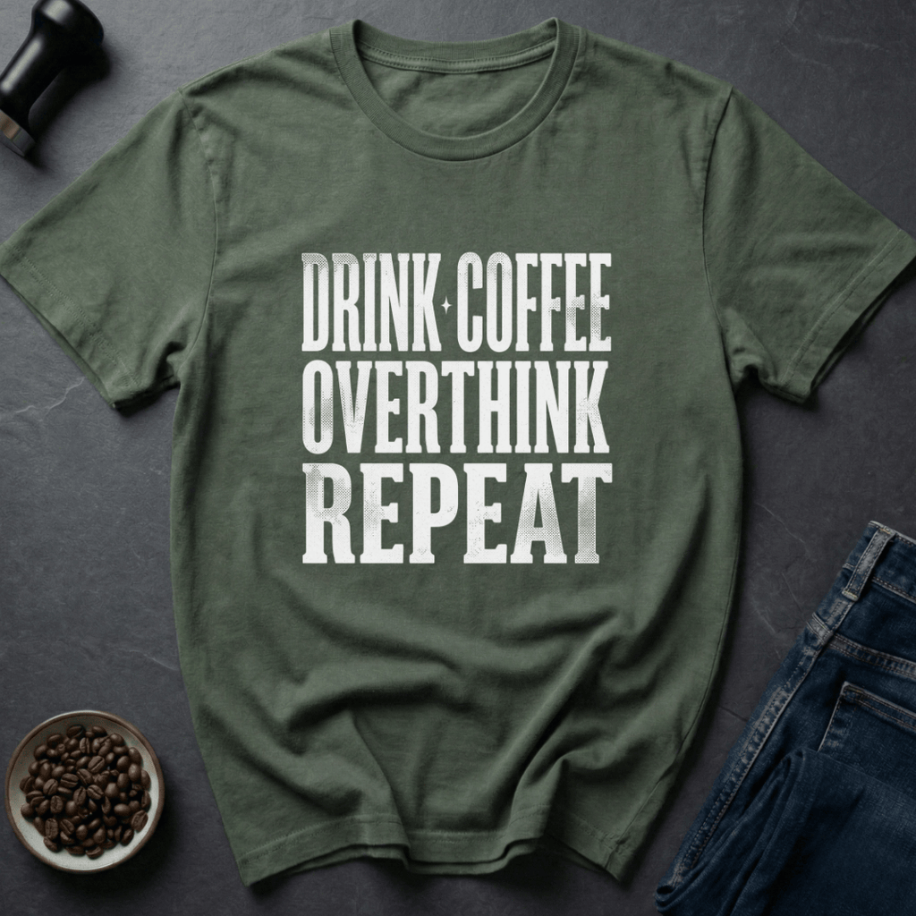 Coffee graphic Coffee Routine T-Shirt in by Caffeine Dept