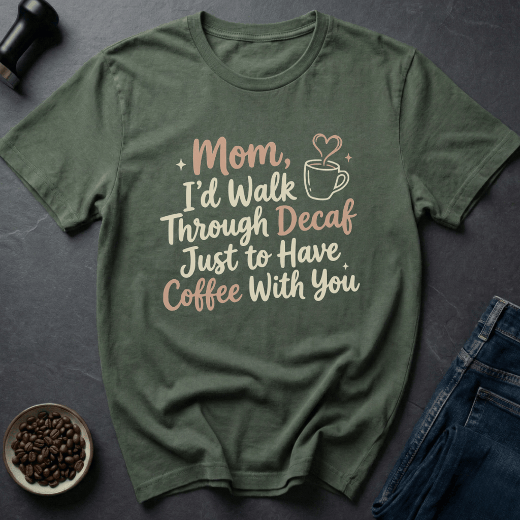 Coffee graphic Coffee With You T-Shirt in by Caffeine Dept