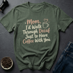 Coffee graphic Coffee With You T-Shirt in by Caffeine Dept