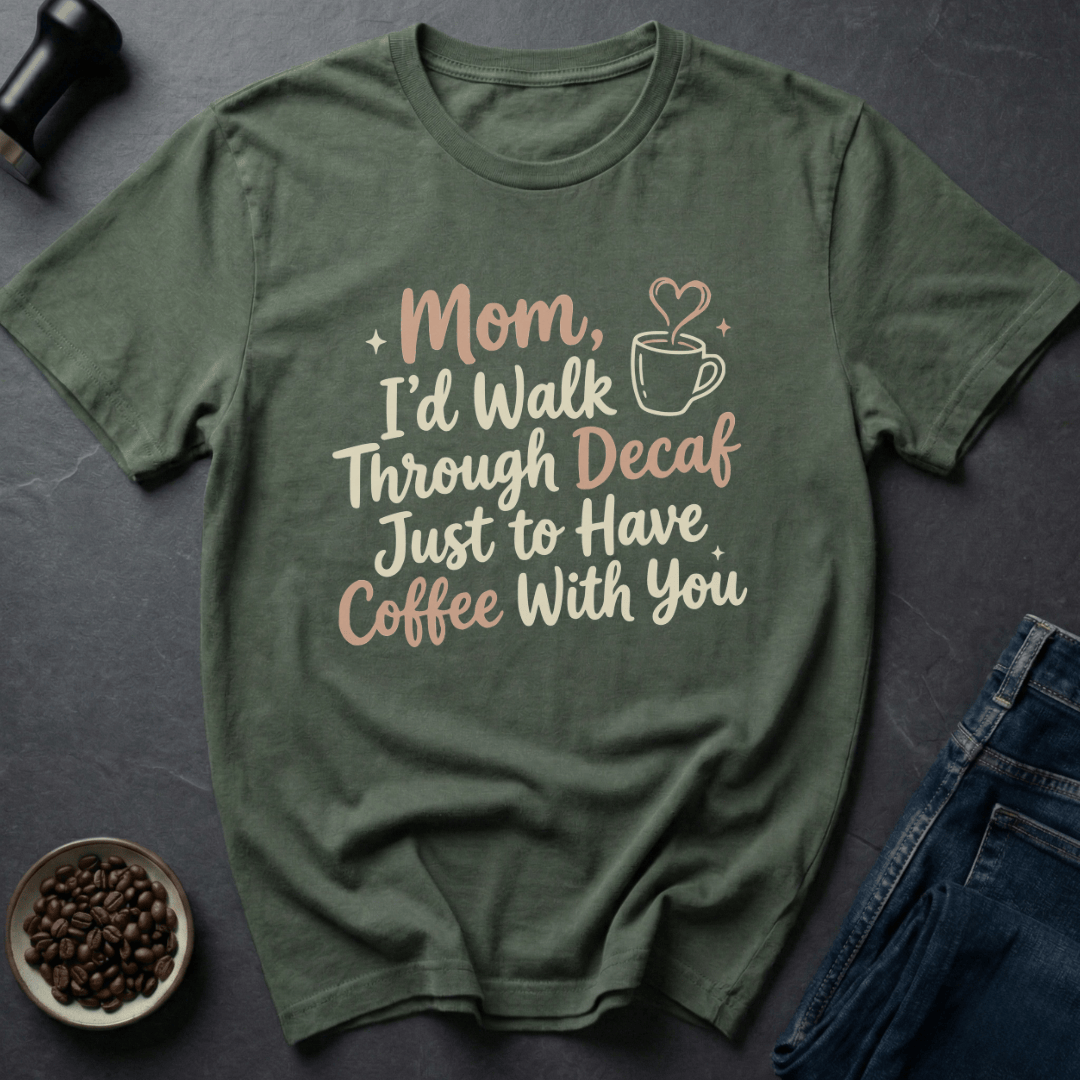 Coffee graphic Coffee With You T-Shirt in by Caffeine Dept
