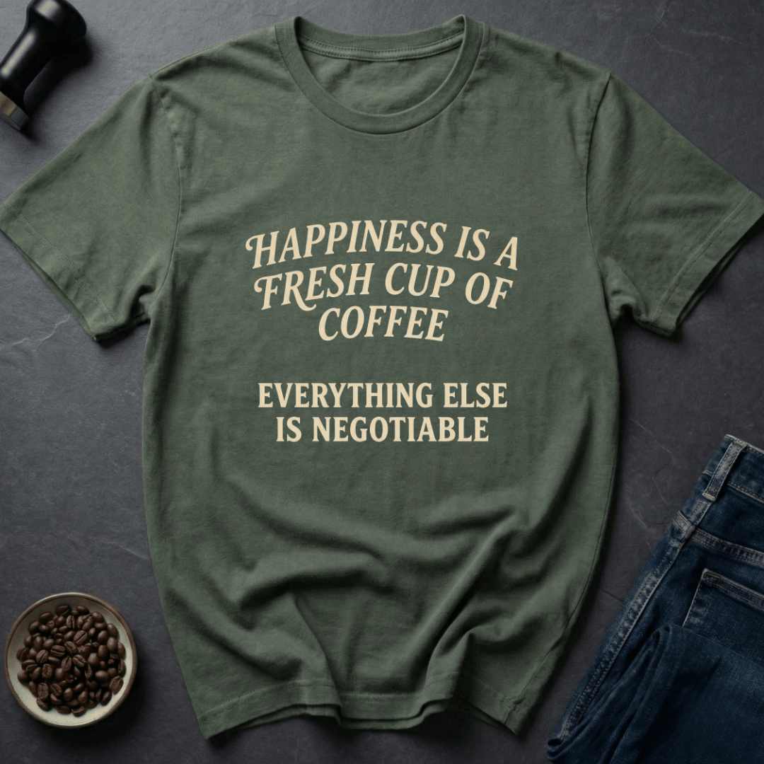 Coffee graphic Vintage Coffee T-Shirt in by Caffeine Dept
