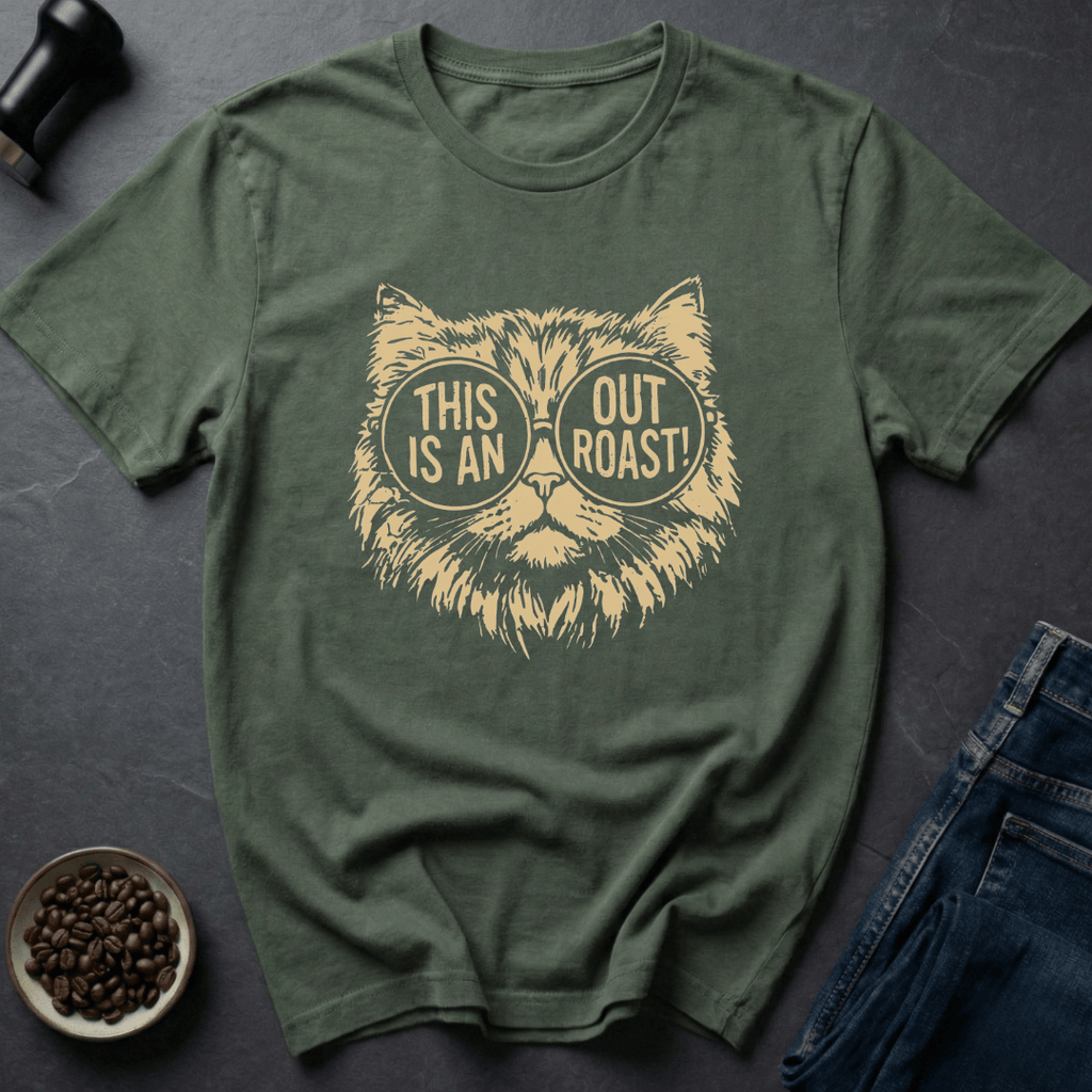 Coffee graphic Out Roast T-Shirt in by Caffeine Dept