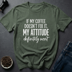 Coffee graphic Caffeine First T-Shirt in by Caffeine Dept