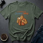 Coffee graphic Coffee Bigfoot T-Shirt in by Caffeine Dept