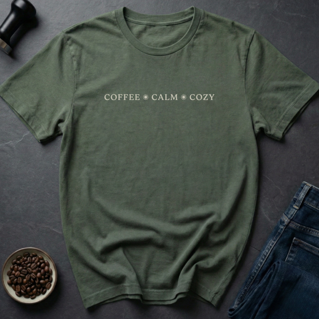 Coffee Calm Cozy T-Shirt