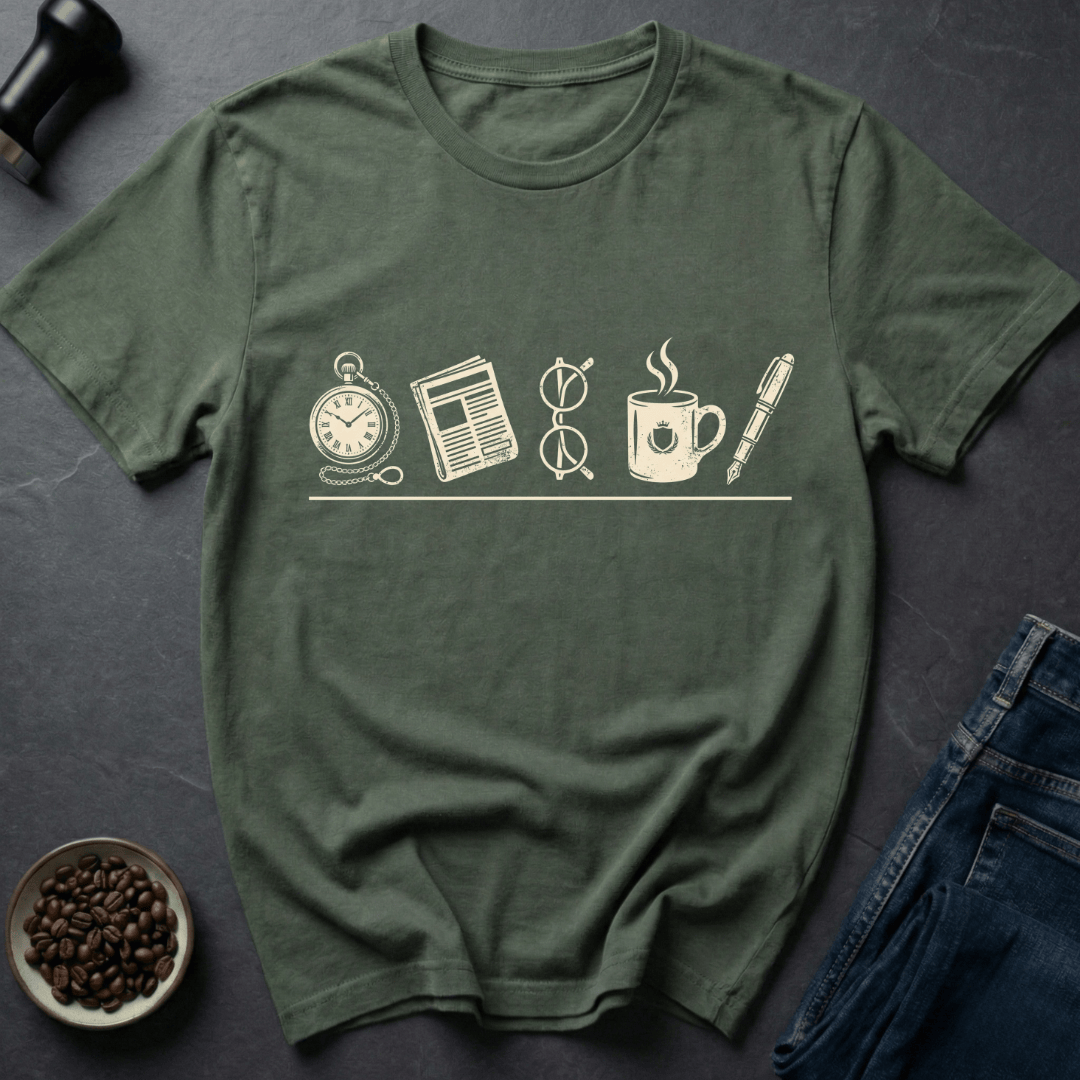 Coffee graphic Daily Ritual T-Shirt in by Caffeine Dept