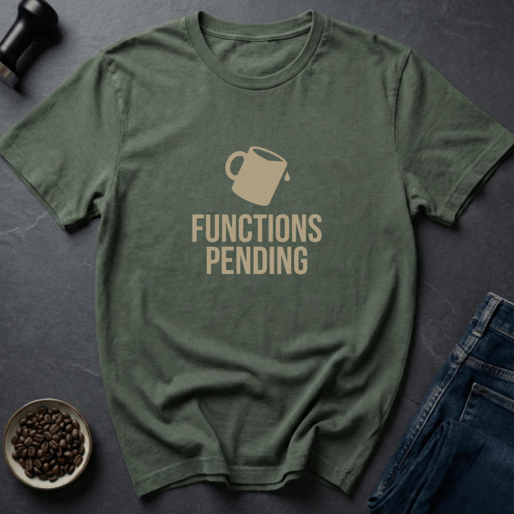 Coffee graphic Coffee Required T-Shirt in by Caffeine Dept