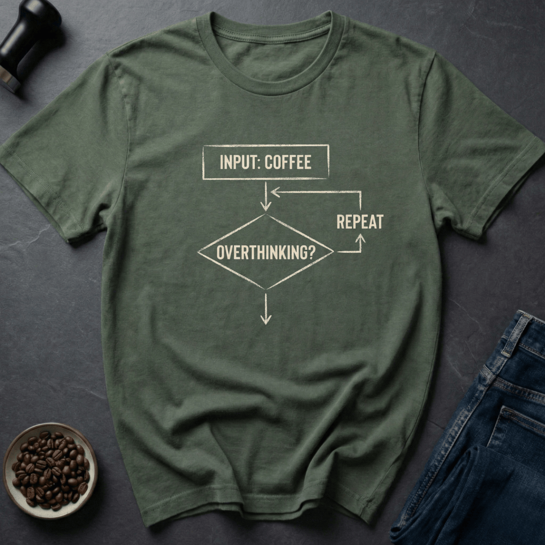 Coffee graphic Coffee Loop T-Shirt in by Caffeine Dept