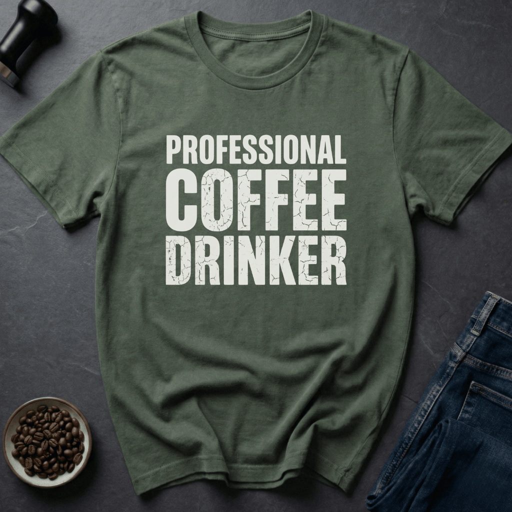 Coffee graphic Coffee Pro T-Shirt in by Caffeine Dept