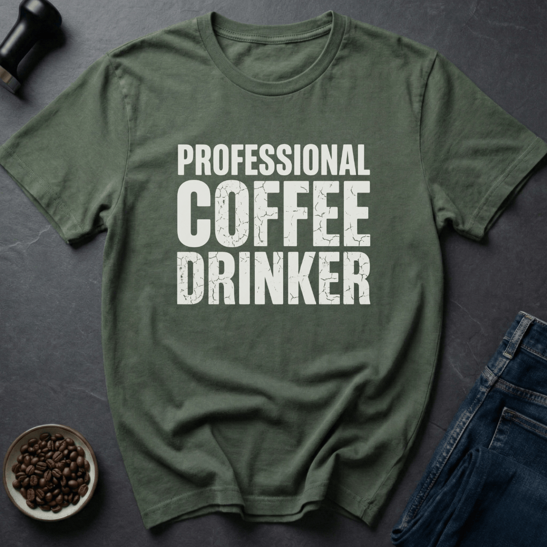 Coffee graphic Coffee Pro T-Shirt in by Caffeine Dept