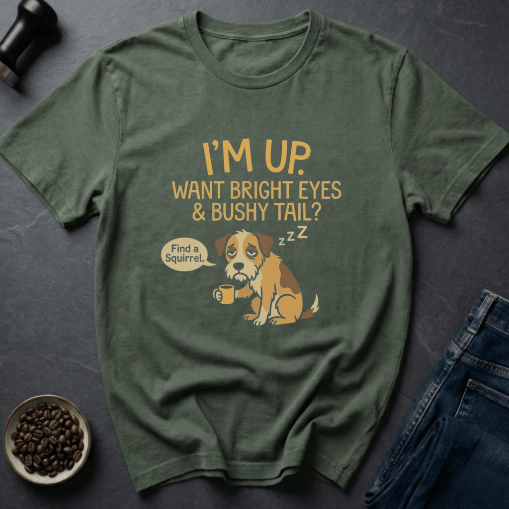 Coffee graphic Morning Mood T-Shirt in by Caffeine Dept