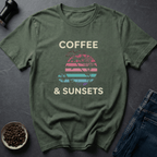 Coffee graphic Palm Roast T-Shirt in by Caffeine Dept