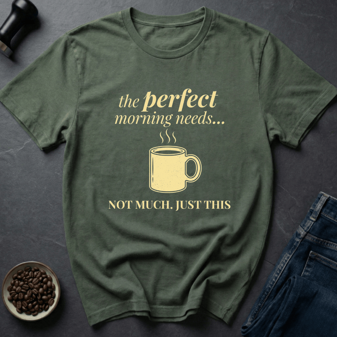 Coffee graphic Just This T-Shirt in by Caffeine Dept