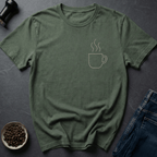Coffee graphic Simple Sip T-Shirt in by Caffeine Dept