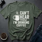 Coffee graphic Brew First T-Shirt in by Caffeine Dept