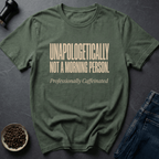 Coffee graphic Not Morning T-Shirt in by Caffeine Dept