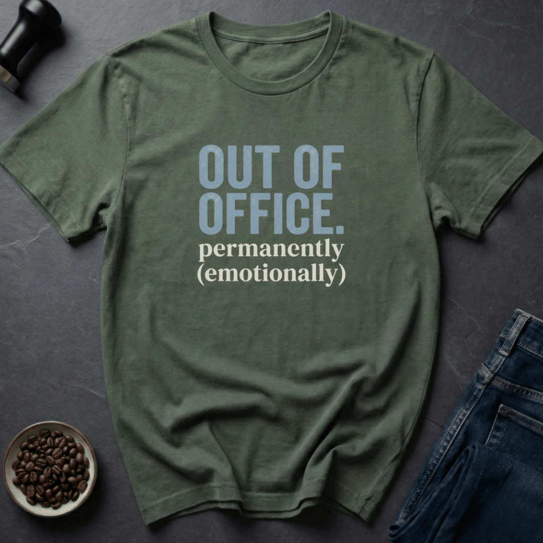 Coffee graphic Out Of Office T-Shirt in by Caffeine Dept