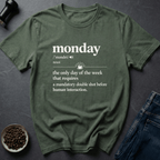 Coffee graphic Monday Coffee T-Shirt in by Caffeine Dept