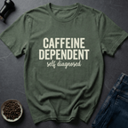 Coffee graphic Coffee Addict T-Shirt in by Caffeine Dept