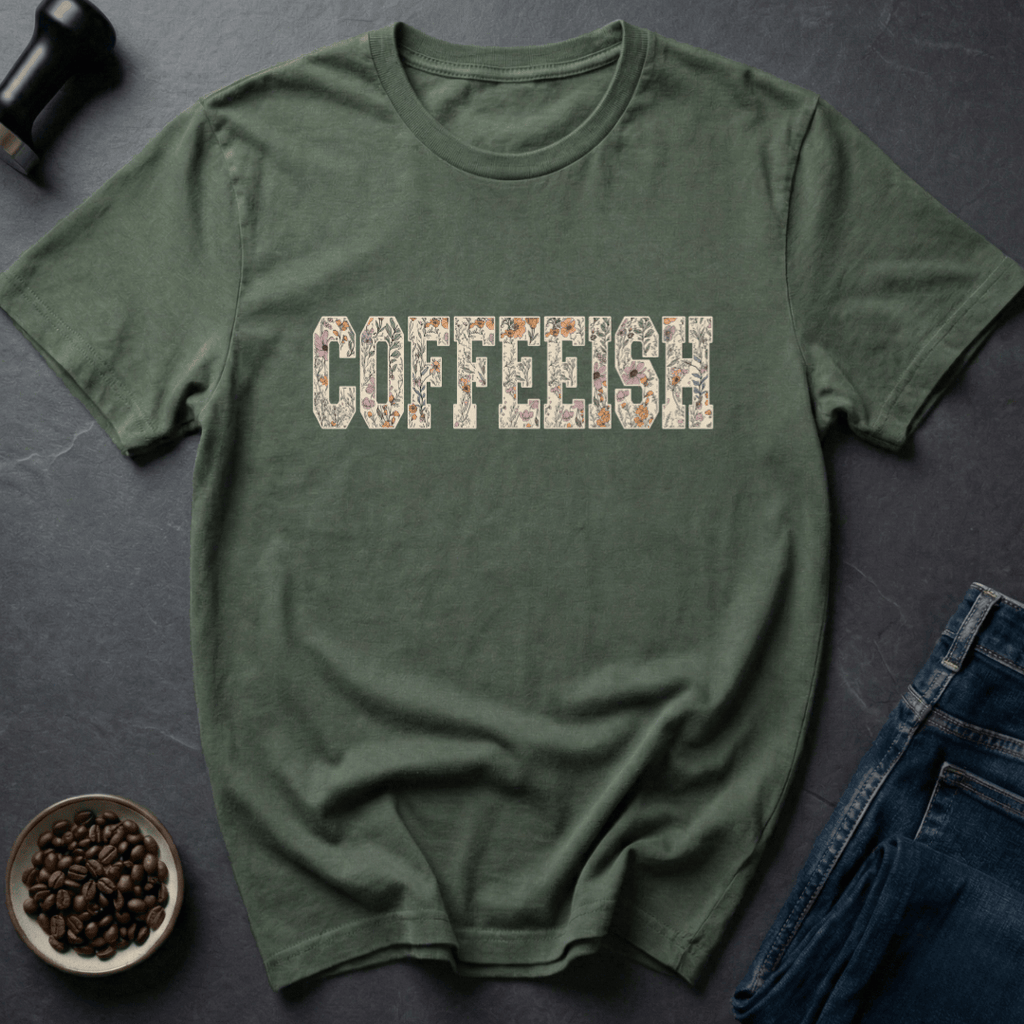 Coffee graphic Coffee Bloom T-Shirt in by Caffeine Dept