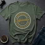Coffee graphic Fully Wired T-Shirt in by Caffeine Dept