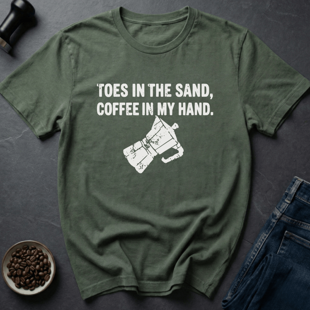 Coffee graphic Coffee Vibes T-Shirt in by Caffeine Dept