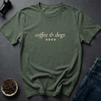 Coffee graphic Coffee Dogs T-Shirt in by Caffeine Dept