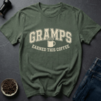 Coffee graphic Gramps Coffee T-Shirt in by Caffeine Dept